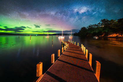 Aurora at the Boat ramp